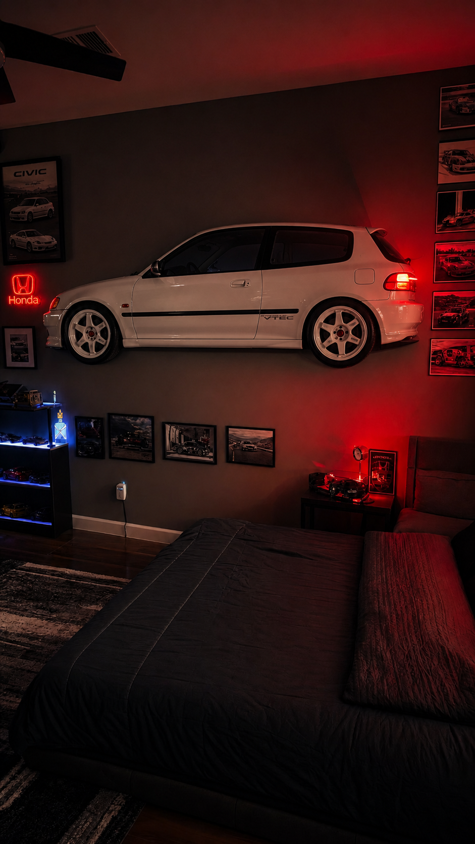 PREORDER - Redline WallMount - Honda Civic EG Hatch