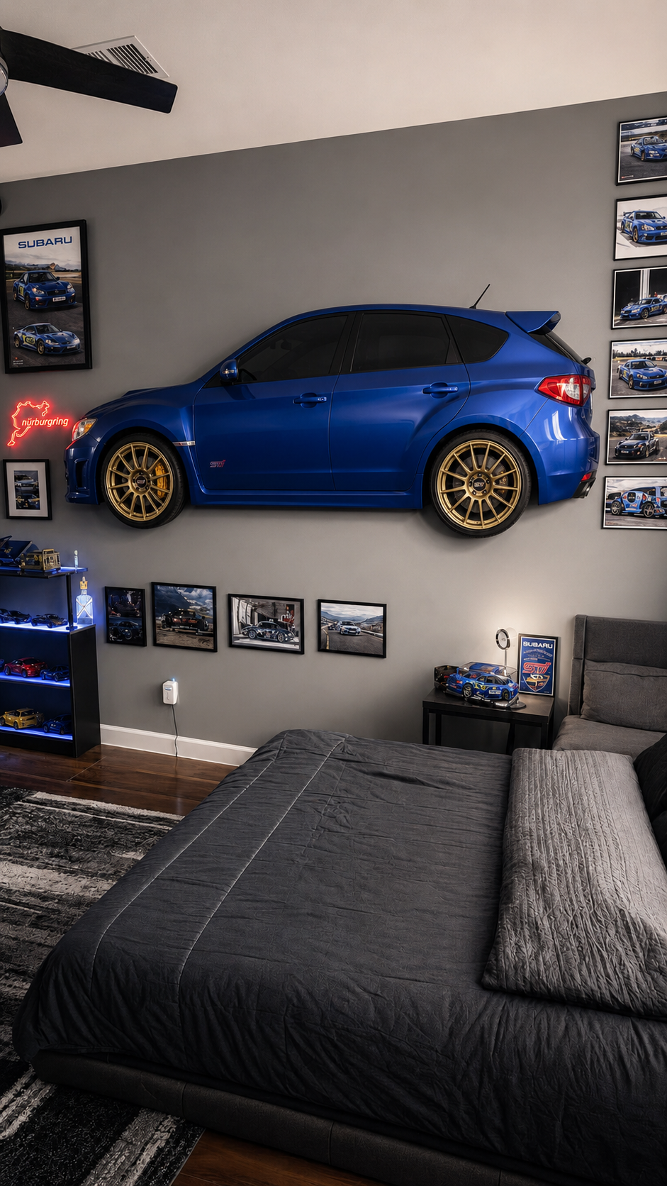 PREORDER - Redline WallMount - WRX STI Hatchback