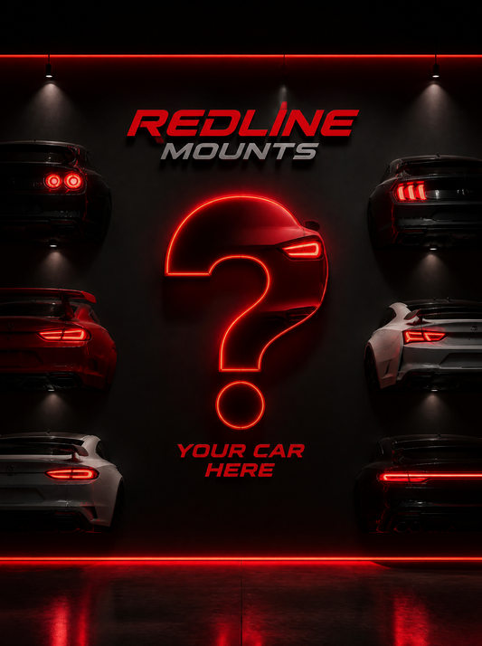 Redline Mounts - Custom Car Wall Mount - Build Your Own